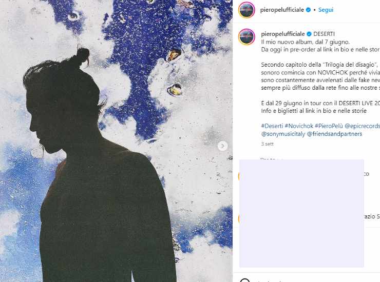 confessione drammatica di Piero Pelù